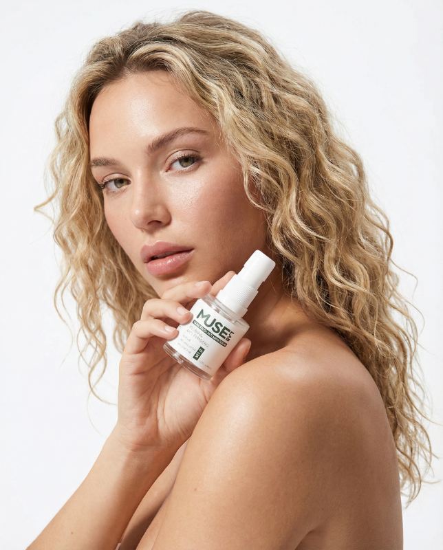Muse Lab — bronze cream blush on knee