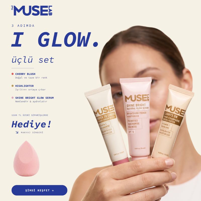 Muse Lab — 3-step glow set model