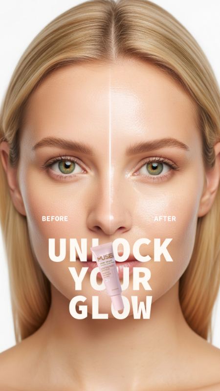 Muse Lab — before after glow serum